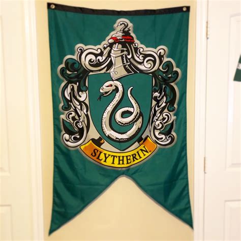 Enter's HP Collection — Slytherin Banner Notes: This banner is my...