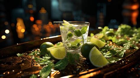 Premium Ai Image Mojito Cocktail Isolated