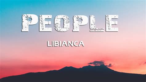 Libianca People Lyrics Youtube