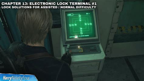 Resident Evil 4 Remake All Electronic Lock Terminal Puzzles Guide