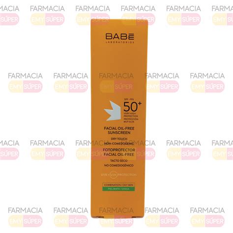 BABE FOTOPROTECTOR FACIAL OIL FREE SPF CR OZ Farmacia Emy