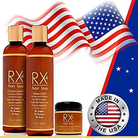 Rx 4 Hair Loss Scalp Cream For Thinning Hair Dht Blocker Naturally Organic With Biotin Aids