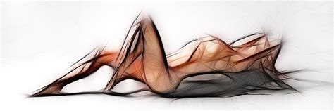 Fractal Nude To Ratio Abstract Signed Chris Maher Photograph