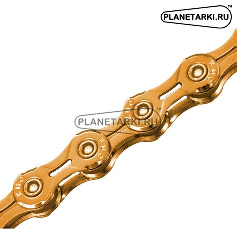 Цепь KMC X11EL, 11 скоростей, Gold — купить с доставкой недорого — цена ...