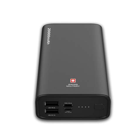 Buy Swiss Military Biendron Power Pack Pd Mah Black Online In Uae