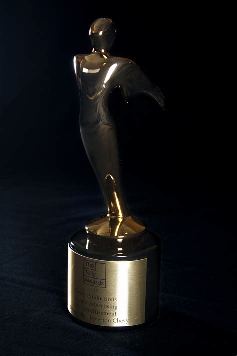 The Telly Awards Trophy - Savvy Productions