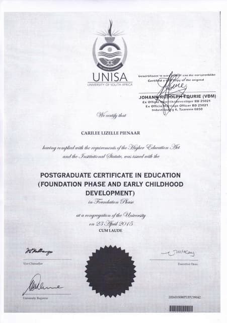 Certified Pgce Pdf