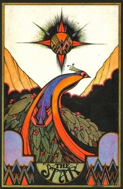 Peacock S Garden David Palladini The Star Tarot Cards Art Card