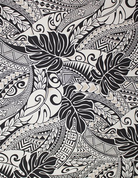 Hawaiian Tribal Patterns Wallpaper