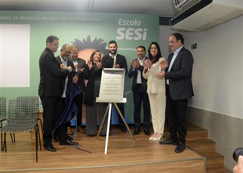Escola Sesi Betim Maria Madalena Nogueira - Nova sede da Escola SESI Maria Madalena Nogueira é inaugurada em Betim ...