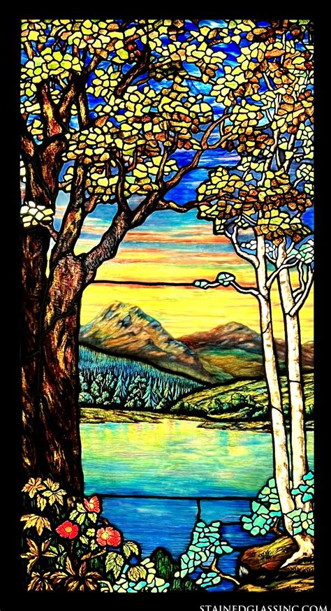 Nature S Pond Stained Glass Window