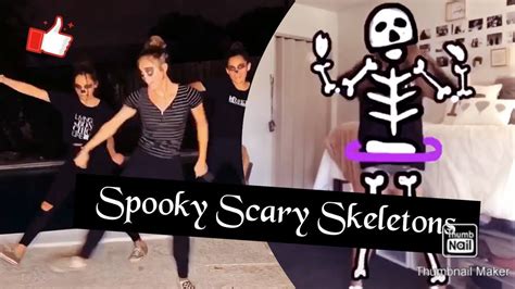 Spooky Scary Skeletons Tik Tok Youtube