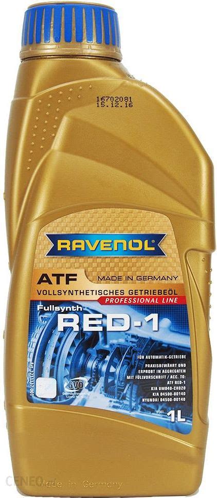 Olej przekładniowy Ravenol Atf Skrzynia Automatyczna Kia Red 1 1L