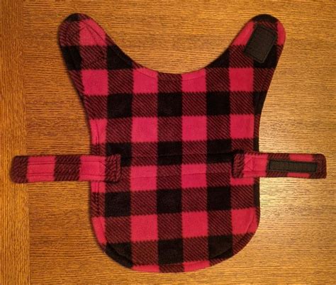 Various Fabric Fleece Dog Coats - Etsy