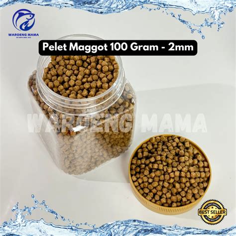 Jual Maggot Pelet Ikan Hias Gram Pelet Ikan Channa Arwana Oscar