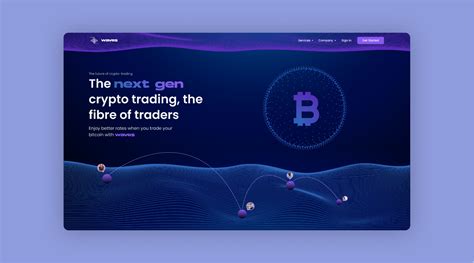 Crypto Currency Landing Page Waves Figma Community