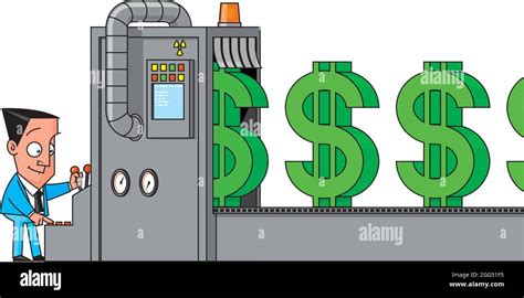 Money making machine Stock Vector Image & Art - Alamy