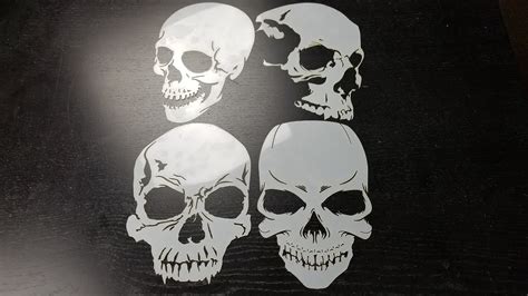 Skull Stencil Series How To Airbrush Better With Templates Youtube