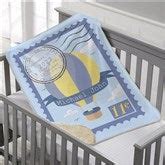 Personalized Hot Air Balloon Baby Blanket