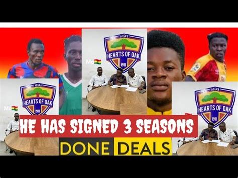 HEARTS OF OAK SIGN FIRST PLAYER DONE DEAL ARTHUR TO REPLACE KORSAH