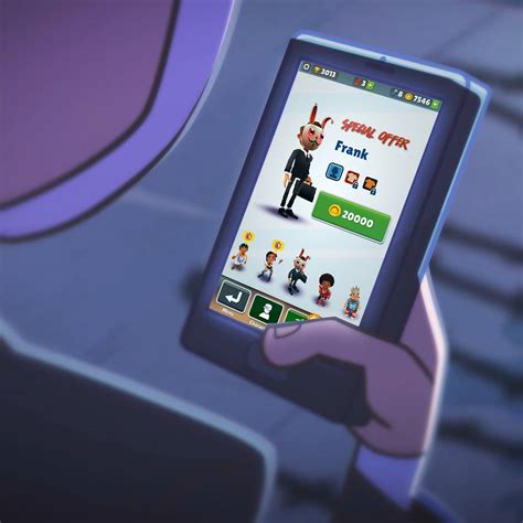 Subway Surfers - Rumor has it there's a secret Frank sale...