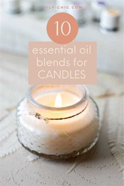 Candle Essential Oil Blends Chart Printable