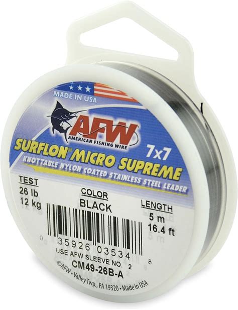 American Fishing Wire Surflon Micro Supreme Nylon Coated X Stainless