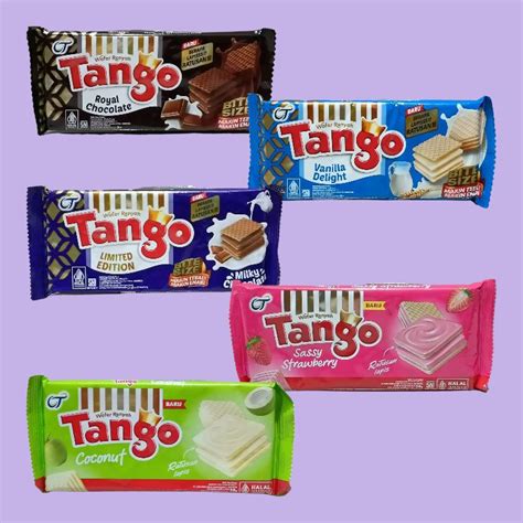 Jual Tango Wafer Coklat Stroberi Vanila Tiramisu Javamocca Coconut