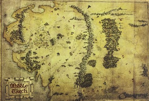 All The Middle Earth Maps Your Cartographer Heart Desires Middle