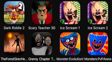 Dark Riddle 2 Scary Teacher 3D Ice Scream Siren Head Granny Chapter Two