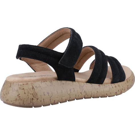 Hush Puppies Skye Black Womens Comfortable Sandals Hp38686 72201