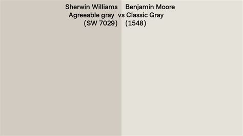 Sherwin Williams Agreeable Gray Sw 7029 Vs Benjamin Moore Classic