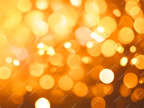 Premium Photo Golden Bokeh Lights Hd Background Images Download