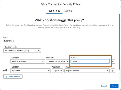 Create Transaction Security Policies Salesforce Trailhead