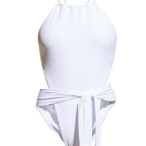 New PQ Swim Vale One Piece Swimsuit In SAIL WHITE EBay