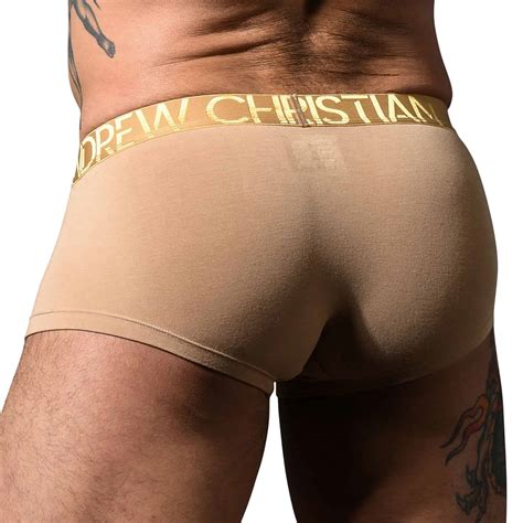 Andrew Christian Boxer Almost Naked Happy Modal Beige INDERWEAR