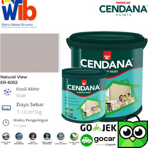 Jual CAT TEMBOK MOWILEX CENDANA NATURAL VIEW ER 6052 5KG INTERIOR