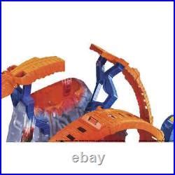 Car Track Set New Hot Wheels Monster Trucks T Rex Volcano Arena Track Set