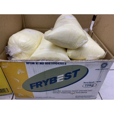 Jual Minyak Padat Frybest Kg Shopee Indonesia