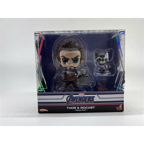野獸國 Hot Toys COSBABY COSB550 復仇者聯盟終局之戰 索爾 火箭 戰服款 蝦皮購物