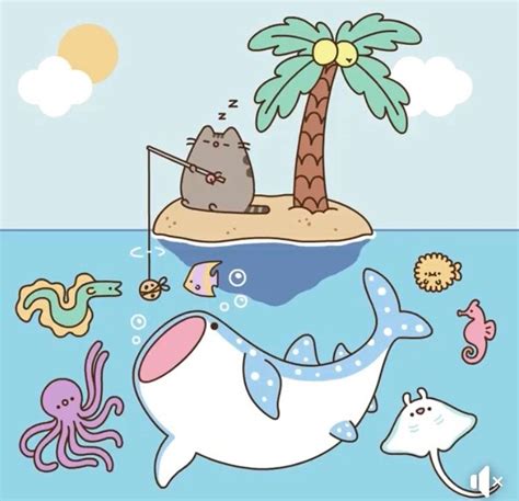 Pin By Amy On Pusheen Pusheen Cute Pusheen Cat Cute Animal Drawings