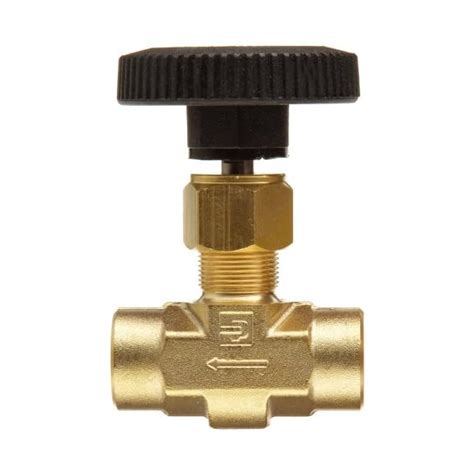 Parker Brass Inline Process Needle Valve With Ptfe Stem Seal Npt