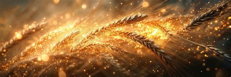 Golden Wheat Transforms into Glowing Energy Waves in a Surreal, Dreamy Atmosphere Generative AI ...