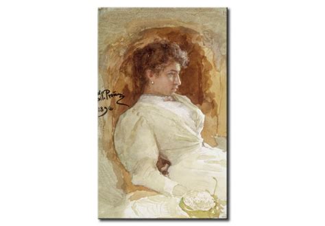 Quadro Em Tela Bildnis Vera Repina Ilya Repin Reprodu Es