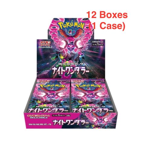 Pokémon Tcg 1 Case Night Wanderer Sv6a Box New Sealed 2024 06 07