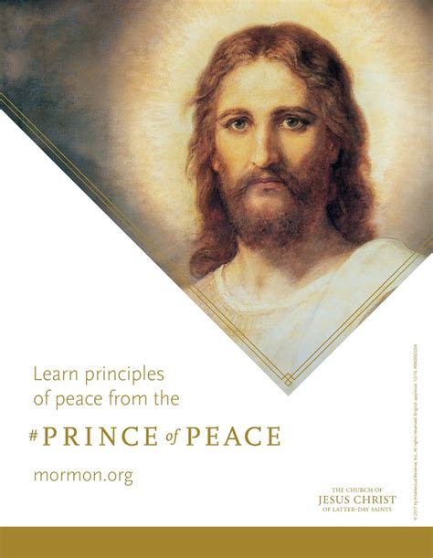 Prince Peace Jesus Christ Easter 2017 Lds Poster Lds365 Resources From The Church And Latter