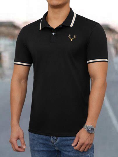 Camisas Polo Homens Shein Pt