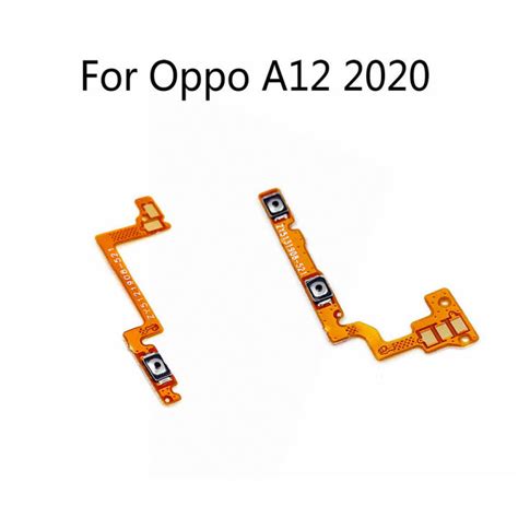 For Oppo A12 2020 Flex Cable Volume Power On Off Button Switch Flex