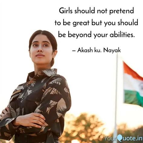 Girls Should Not Pretend Quotes Writings By Akash Kumar Nayak