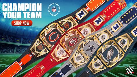 WWE & NFL announce first-ever officially licensed NFL legacy title belts | WWE